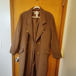 Vintage Oversized 100% Wool Coat from Spain